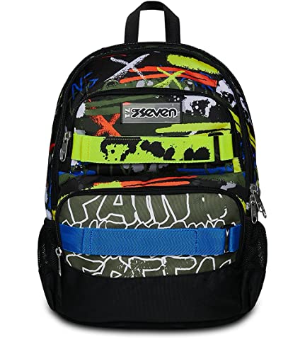 Rucksack Advance Pockets Seven, Mehrfarbig, 31 x 43 x 24 cm, Schule Rucksack Advance Pockets Seven, Mehrfarbig, 31 x 43 x 24 cm, Schule von Seven