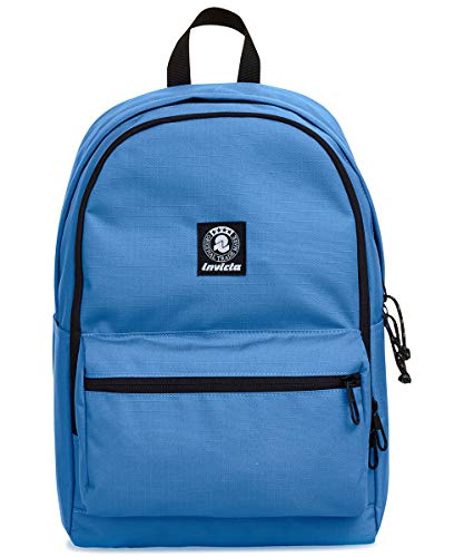 INVICTA BARLY Rucksack aus nachhaltigem Stoff, Praktisch & Unisex, kompakt, Büro, Reise, Arbeit, Studium, Backpack, Daypack, italienisches Design, blau INVICTA BARLY Rucksack aus nachhaltigem Stoff, Praktisch & Unisex, kompakt, Büro, Reise, Arbeit, Studium, Backpack, Daypack, italienisches Design, blau von Invicta
