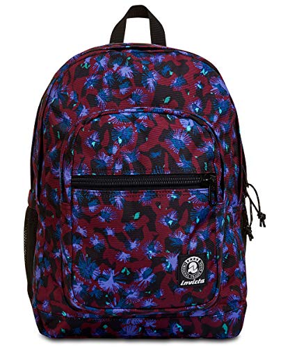Invicta Rucksack aus nachhaltigem Stoff, Backpack mit Trinkflaschenfach, Laptopfach, Extra Platz - 38 LT - Unisex, für Schule, Sport und Freizeit, italienisches Design, Blumenmuster, JELEK FANTASY Invicta Rucksack aus nachhaltigem Stoff, Backpack mit Trinkflaschenfach, Laptopfach, Extra Platz - 38 LT - Unisex, für Schule, Sport und Freizeit, italienisches Design, Blumenmuster, JELEK FANTASY von Seven