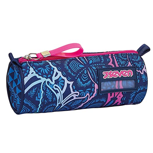 Federmäppchen SEVEN, Mäppchen, Federtasche für Schreibwaren, Mädchen&Jungen, Schule und Gymnasium, Teenager, blau, GRACEFUL GIRL Federmäppchen SEVEN, Mäppchen, Federtasche für Schreibwaren, Mädchen&Jungen, Schule und Gymnasium, Teenager, blau, GRACEFUL GIRL von Seven