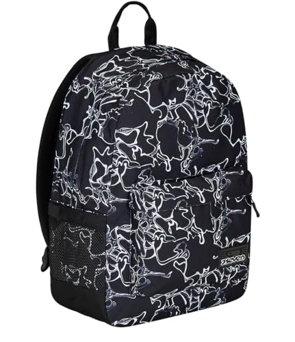 Seven IschoolPack Einzel-Rucksack, Schwarz, mit integriertem Pawer Bank und USB-Stecker, Trinkflaschentasche, Schul- und Reiserucksack, Kinder und Jugendliche., Schwarz, Taglia unica, schulisch Seven IschoolPack Einzel-Rucksack, Schwarz, mit integriertem Pawer Bank und USB-Stecker, Trinkflaschentasche, Schul- und Reiserucksack, Kinder und Jugendliche., Schwarz, Taglia unica, schulisch von Seven