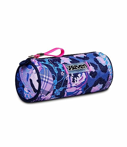 Seven Mäppchen, Federtasche für Schreibwaren, Etui für Stiften, Kugelschreiber, Kinder, Mädchen & Jungen, Grundschule, Dotcatty Girl von Seven