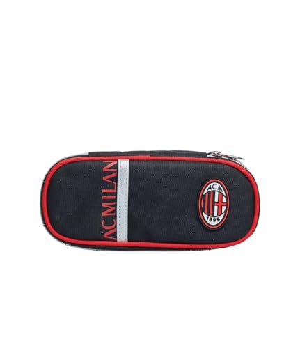 Seven Milan Unisex-Stiftetui mit elastischem Stifthalter für Kinder, oval, Schwarz, Einheitsgröße Seven Milan Unisex-Stiftetui mit elastischem Stifthalter für Kinder, oval, Schwarz, Einheitsgröße von Seven