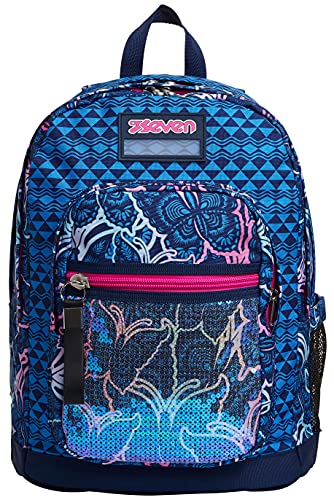 RUCKSACK NEW FIT SEVEN GRACEFUL GIRLBackpack für Schule, Uni & Freizeit, Geräumige Schultasche für Teenager, Mädchen und Jungen, mit Trinkflaschenfach, violett, italienisches Design RUCKSACK NEW FIT SEVEN GRACEFUL GIRLBackpack für Schule, Uni & Freizeit, Geräumige Schultasche für Teenager, Mädchen und Jungen, mit Trinkflaschenfach, violett, italienisches Design von Seven