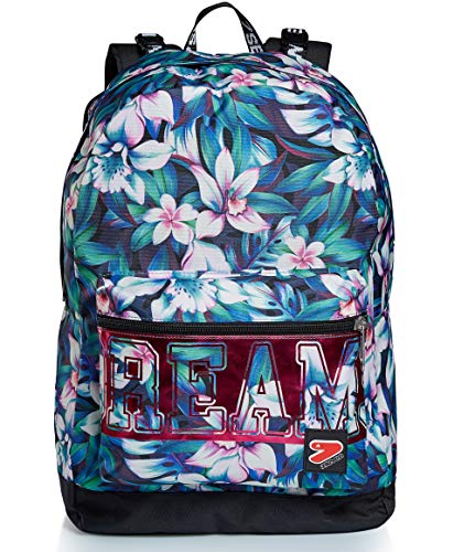 SEVEN DREAMS FLOWERS, aus nachhaltigem Stoff, Geräumige Schultasche für Teenager, Mädchen & Jungen, 2 wechselbare Muster, für Schule, Sport&Freizeit, Doubleface; mit Kopfhörer, blumenmuster SEVEN DREAMS FLOWERS, aus nachhaltigem Stoff, Geräumige Schultasche für Teenager, Mädchen & Jungen, 2 wechselbare Muster, für Schule, Sport&Freizeit, Doubleface; mit Kopfhörer, blumenmuster von Seven
