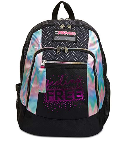 SEVEN Rucksack Advanced, Backpack für Schule, Uni & Freizeit, Geräumige Schultasche für Teenager, Mädchen, Jungen, Gepolsterter Schulranzen; FEELING FREE, schwarz, mit Laptopfach & SPEAKER SEVEN Rucksack Advanced, Backpack für Schule, Uni & Freizeit, Geräumige Schultasche für Teenager, Mädchen, Jungen, Gepolsterter Schulranzen; FEELING FREE, schwarz, mit Laptopfach & SPEAKER von Seven