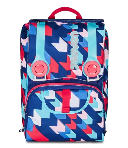 Seven Big Cherish Schulrucksack, faltbar, Blau/Rosa, ausziehbar, 28 l Seven Big Cherish Schulrucksack, faltbar, Blau/Rosa, ausziehbar, 28 l von Seven