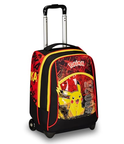 Seven Schultrolley Big, Rot und Gelb, Pokemon Pikachu, Legendary Avengers, Doppelfach, Trinkflaschentasche und Crossover System, Schulrucksack für Reisen, Kinder Jungen, mehrfarbig, Taglia unica, Seven Schultrolley Big, Rot und Gelb, Pokemon Pikachu, Legendary Avengers, Doppelfach, Trinkflaschentasche und Crossover System, Schulrucksack für Reisen, Kinder Jungen, mehrfarbig, Taglia unica, von Seven