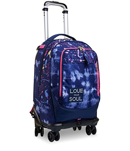 Seven Schultrolley Jack 4 Räder, Violett, Love Your Soul, 3 in 1, dreifach einsetzbar, Rucksack mit abnehmbarem Trolley und Crossover-System, Rucksäcke & Trolley, Schule & Freizeit, Mädchen, violett, Seven Schultrolley Jack 4 Räder, Violett, Love Your Soul, 3 in 1, dreifach einsetzbar, Rucksack mit abnehmbarem Trolley und Crossover-System, Rucksäcke & Trolley, Schule & Freizeit, Mädchen, violett, von Seven