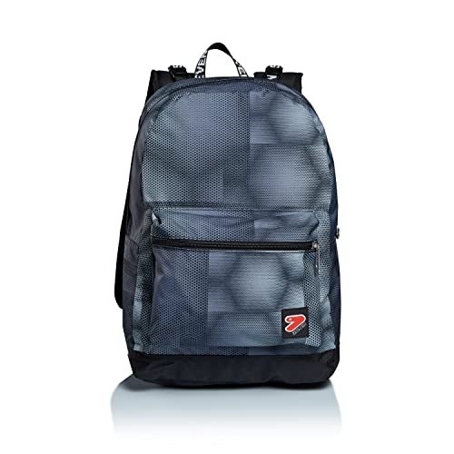 Seven Wende-Rucksack, aus nachhaltigem Stoff, Geräumige Schultasche für Teenager, Mädchen & Jungen, 2 Muster, für Schule, Sport&Freizeit, Doubleface; mit Ledplatte, grau, CYBERSPACE Seven Wende-Rucksack, aus nachhaltigem Stoff, Geräumige Schultasche für Teenager, Mädchen & Jungen, 2 Muster, für Schule, Sport&Freizeit, Doubleface; mit Ledplatte, grau, CYBERSPACE von Seven