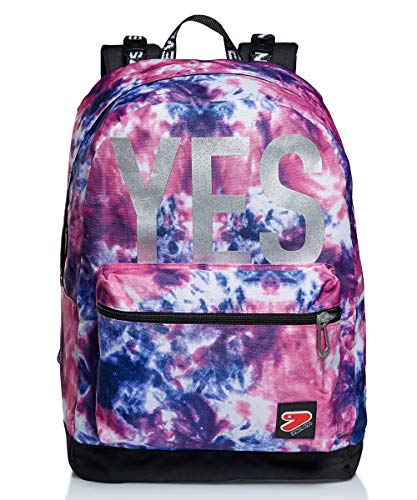 RUCKSACK SEVEN TYE AND DYE, aus nachhaltigem Stoff, Geräumige Schultasche für Teenager, Mädchen & Jungen, 2 wechselbare Muster, für Schule, Sport&Freizeit, Doubleface; mit Kopfhörer, pink/blau RUCKSACK SEVEN TYE AND DYE, aus nachhaltigem Stoff, Geräumige Schultasche für Teenager, Mädchen & Jungen, 2 wechselbare Muster, für Schule, Sport&Freizeit, Doubleface; mit Kopfhörer, pink/blau von Seven