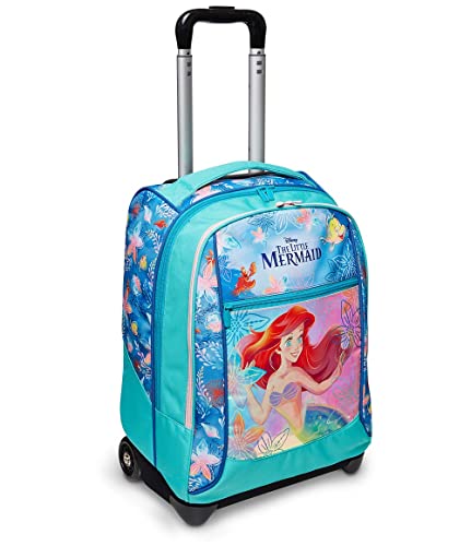 Seven Trolley, Arielle die Meerjungfrau, 2 in 1, Schulranzen mit Rollen, Rucksack mit Trolleyfunktion für Kinder, ab 1. Klasse, für Schule, Reisen, Mädchen&Jungen; mehrfarbig Seven Trolley, Arielle die Meerjungfrau, 2 in 1, Schulranzen mit Rollen, Rucksack mit Trolleyfunktion für Kinder, ab 1. Klasse, für Schule, Reisen, Mädchen&Jungen; mehrfarbig von Seven