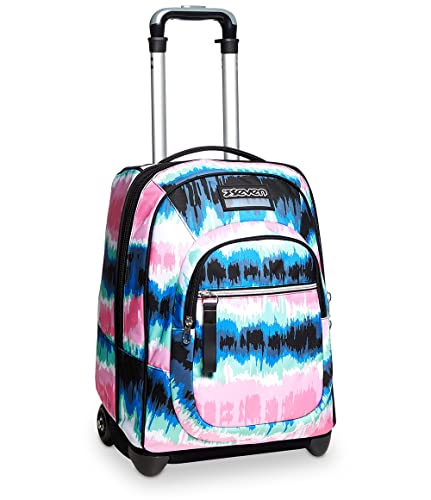 Seven TROLLEY, 2 in 1, Schulranzen mit Rollen, Rucksack mit Trolleyfunktion für Kinder, ab 1. Klasse, für Schule, Reisen, Mädchen&Jungen, pink/blau, SHADECOL GIRL Seven TROLLEY, 2 in 1, Schulranzen mit Rollen, Rucksack mit Trolleyfunktion für Kinder, ab 1. Klasse, für Schule, Reisen, Mädchen&Jungen, pink/blau, SHADECOL GIRL von Seven