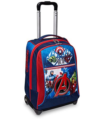 Seven Trolley, THE AVENGERS, 2 in 1, Schulranzen mit Rollen, Rucksack mit Trolleyfunktion für Kinder, ab 1. Klasse, für Schule, Reisen, Mädchen&Jungen; mehrfarbig Seven Trolley, THE AVENGERS, 2 in 1, Schulranzen mit Rollen, Rucksack mit Trolleyfunktion für Kinder, ab 1. Klasse, für Schule, Reisen, Mädchen&Jungen; mehrfarbig von Seven