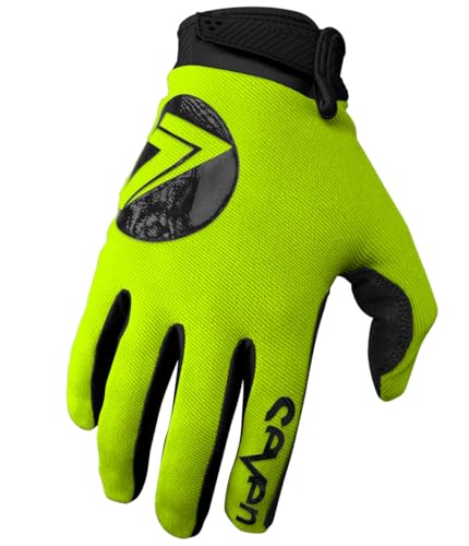 Seven Youth Annex 7 Dot Glove (Flo Yellow, Medium) von Seven