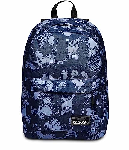 Seven Zaino Scuola Elementare e Medie Ragazzo Seven – IMUSICPACK, Blau – mit Stereo-Kopfhörer inklusive – PC-Anschluss, Smartphone-Anschluss an der Vorderseite – Stoff, 100 % umweltfreundliches GRS-Material Seven Zaino Scuola Elementare e Medie Ragazzo Seven – IMUSICPACK, Blau – mit Stereo-Kopfhörer inklusive – PC-Anschluss, Smartphone-Anschluss an der Vorderseite – Stoff, 100 % umweltfreundliches GRS-Material von Seven