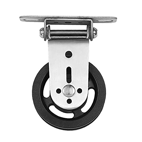 88mm Seilrolle mit Installieren Schrauben für Wand, Decke, Boden,Block Umlenkrollen für Seile DIY Gym Fitnessgeräte Kabelmaschine Drahtseilrolle von SevnElk