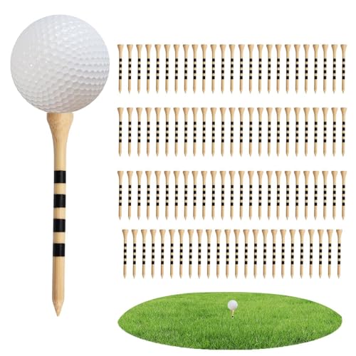 Seyrnicay Große Golf-Tees, tragbar, sortiert, aus Holz, Golfmarkierung, leichter Ballmarker, Golfbälle, Zubehör für Golftraining, Golf-Wettbewerb von Seyrnicay