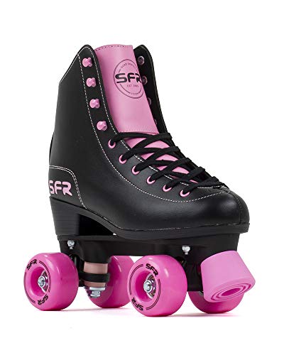 SFR Skates SFR Figure Rollschuhe für Kinder, Unisex, Jugendliche, Schwarz/Pink, Größe 38 von SFR
