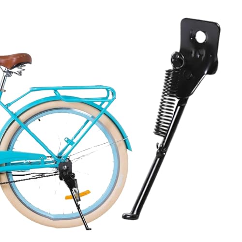 Sghtil Fahrrad-Seitenständer, Ständer für Kinderfahrräder | Ständer mittig montiert für Stabilität | Kinderfahrradzubehör Dicker und Stabiler Seitenständer für Berg- und Straßenradfahren von Sghtil