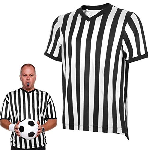 Sghtil Herren Schiedsrichtershirt Offizielles Schiedsrichterhemd Umpire Trikots Perfekt für Outdoor-Sportarten von Sghtil