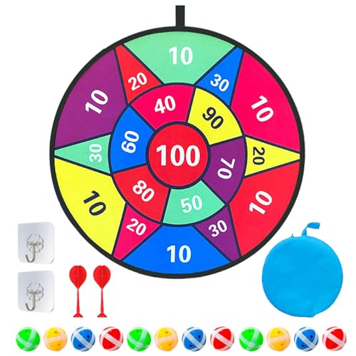 Sghtil Partys Dart Brettspiele, Dart Board für Partys,Doppelseitiges Dartboard-Spiel für | Sport -Dart -Board -Spielzeug für Innen-, Außen-, Schule, Reisen von Sghtil