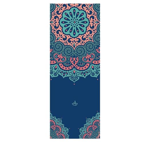 Yogamatten Handtuch Rutschfest Yoga Handtuch Auflage für Yogamatte Schweißabsorbierend Saugfähig Schnelltrocknend Yogatuch für Pilates Hot Yoga Picknick im Freien 185 cm x 64 cm von Sghtil