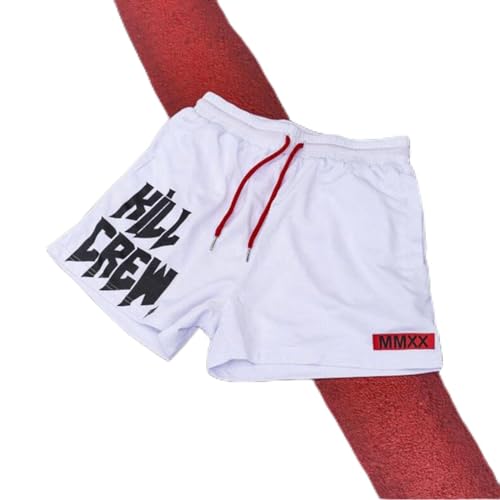 ShFhhwrl Kurze Hose Shorts Mann - Sommer - Sport - Mesh - Breathable Strand Pants Laufhose M165Cm-60Kg Weiß ShFhhwrl Kurze Hose Shorts Mann - Sommer - Sport - Mesh - Breathable Strand Pants Laufhose M165Cm-60Kg Weiß von ShFhhwrl