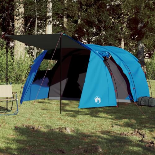 Campingzelt 4 Personen Blau 420x260x153 cm 185T TAFT, ShGaxin Caming Zelt, Camping Markise Zelt, Camping Tents, Camping-Zelt - 94398 von ShGaxin