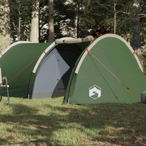 Campingzelt 4 Personen Grün 405x170x106 cm 185T TAFT, ShGaxin Caming Zelt, Camping Markise Zelt, Camping Tents, Camping-Zelt - 94394 von ShGaxin