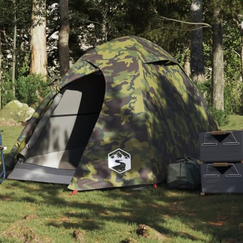 Kuppel-Campingzelt 2 Personen Tarnmuster Wasserdicht, ShGaxin Caming Zelt, Camping Tents, Camping-Zelt - 4009614 von ShGaxin