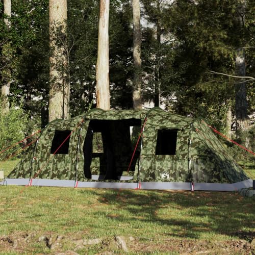 Tunnel-Familienzelt 6 Personen Camouflage Wasserdicht, ShGaxin Caming Zelt, Camping Tents, Camping-Zelt - 4009421 von ShGaxin