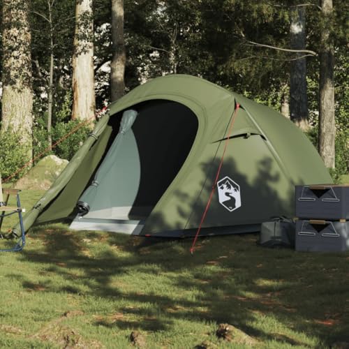 Tunnelzelt 2 Personen Olivgrün Wasserdicht, ShGaxin Caming Zelt, Camping Tents, Camping-Zelt - 4009630 von ShGaxin