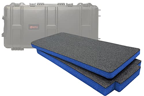 Shadow Foam Einlagen für Nuprol Medium Hard Case | Cut and Peel Foam Einlagen für Airsoft Cases, Airsoft Organisation & Organizer (Blau) von Shadow Foam