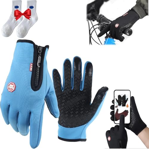 Shafaja Frostfit - Thermo Handschuhe, Frostfit Handschuhe, Frostfit Thermohandschuhe, Frostfit - Thermo Handschuhe Perfekt Für Jedes Abenteuer (Blue, XL) von Shafaja