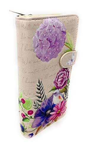 Shag Wear Blumen-Garten-Geldbörse für Damen, Beige, Large, Modern Shag Wear Blumen-Garten-Geldbörse für Damen, Beige, Large, Modern von Shag Wear