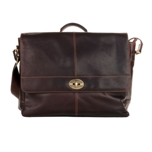Shalimar Unisex – Erwachsene Echtlederumhängetasche, Dunkelbraun, 41x30x11 cm Shalimar Unisex – Erwachsene Echtlederumhängetasche, Dunkelbraun, 41x30x11 cm von Shalimar