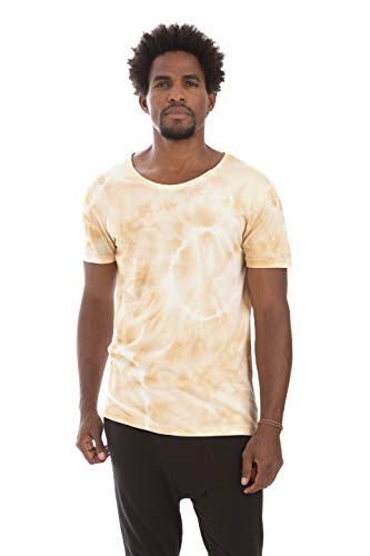 Shambhala Barcelona Herren Tie Dye T-Shirt, Beige, Extra Large Shambhala Barcelona Herren Tie Dye T-Shirt, Beige, Extra Large von Shambhala Barcelona