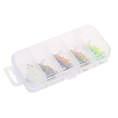 Alomejor 5 Teile/schachtel Fliegen Heuschrecke Insekt Kunstliche Fischkoder Lot Set Koder mit 3 Haken Alomejor 5 Teile/schachtel Fliegen Heuschrecke Insekt Kunstliche Fischkoder Lot Set Koder mit 3 Haken von Shanrya