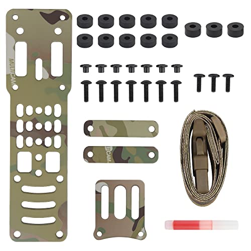 Modularer Pistolenholster-Adapter aus Metall, kompatible QLS-Plattform, taktischer Holster Drop Leg Hanging Extension Plate G-Code-Adapter Modularer Pistolenholster-Adapter aus Metall, kompatible QLS-Plattform, taktischer Holster Drop Leg Hanging Extension Plate G-Code-Adapter von Shanyingquan