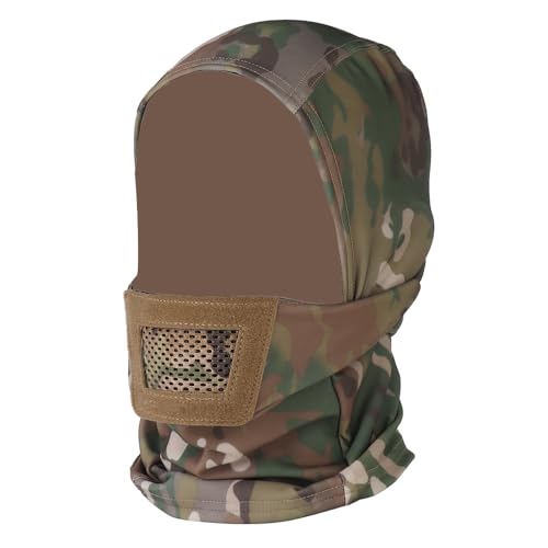 Vollmaske Balaclava, Taktische Maske mit Kopfhaube, Kombinierbar mit Helm/Airsoft Maske Vollmaske Balaclava, Taktische Maske mit Kopfhaube, Kombinierbar mit Helm/Airsoft Maske von Shanyingquan