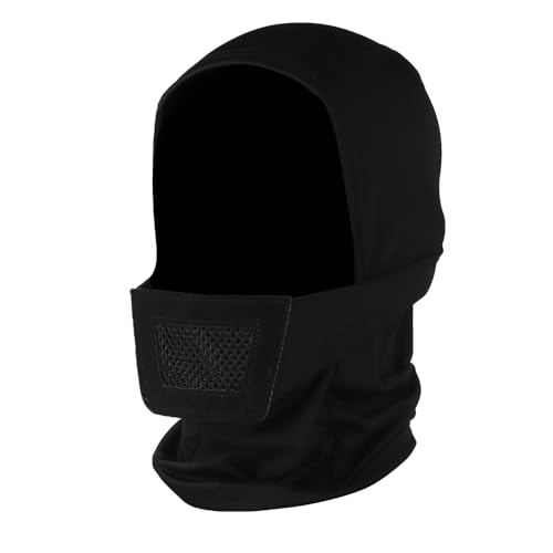 Vollgesichtsmaske Balaclava, Taktische Maske mit Kapuze, Kombinierbar mit Helm/Airsoft Maske von Shanyingquan