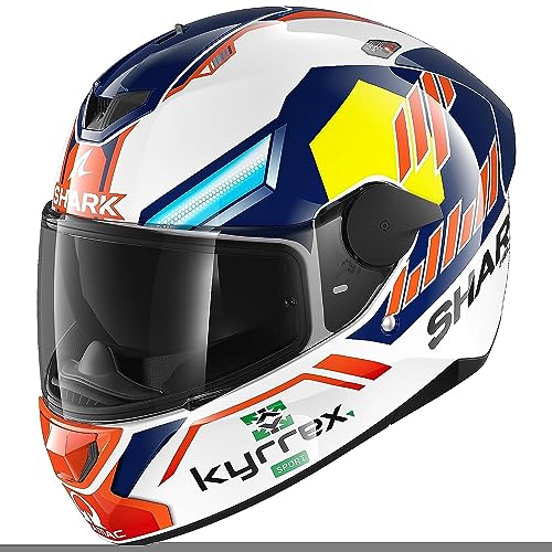 Shark D-SKWAL 2 Replica Jorge Martin White Blue Red L motorradhelm, L von SHARK