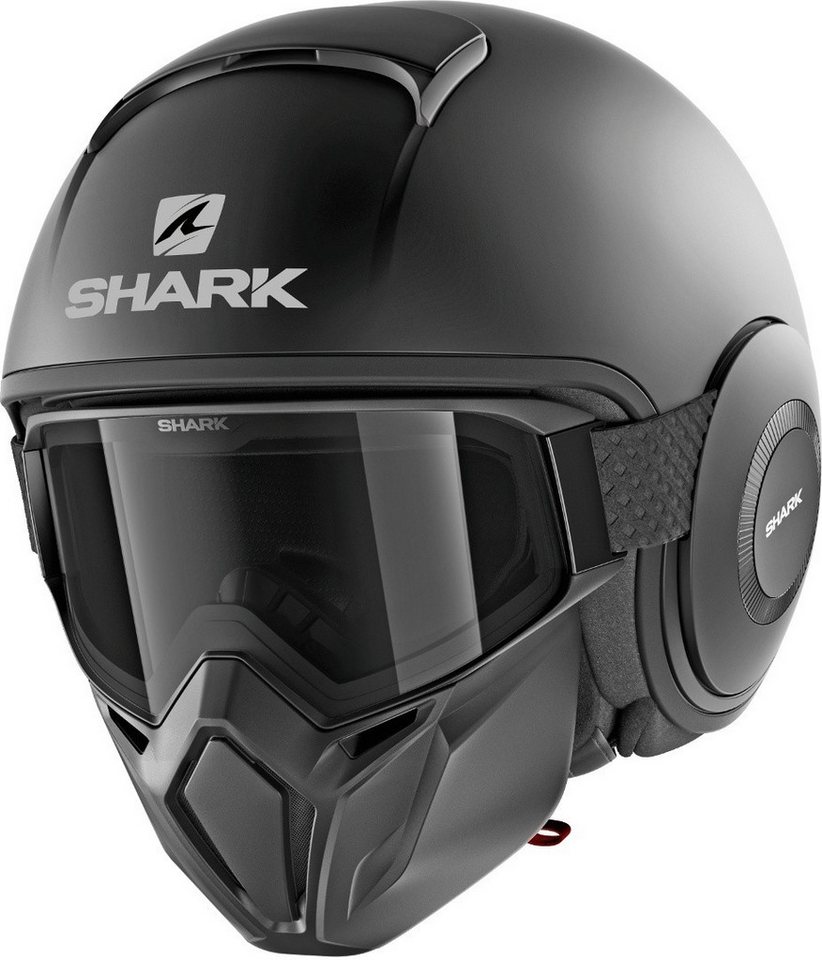 Shark Motorradhelm Street-Drak Blank Mat Jethelm Shark Motorradhelm Street-Drak Blank Mat Jethelm von Shark