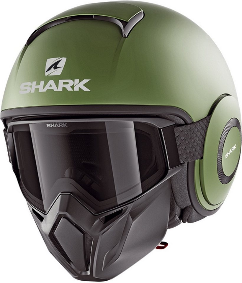 Shark Motorradhelm Street-Drak Blank Mat Jethelm Shark Motorradhelm Street-Drak Blank Mat Jethelm von Shark