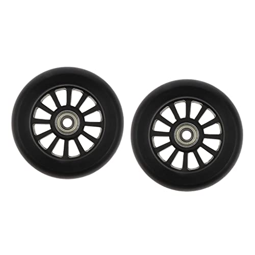 2 Rollen Set 100mm, Schwarz 2 Rollen Set 100mm, Schwarz von Sharplace