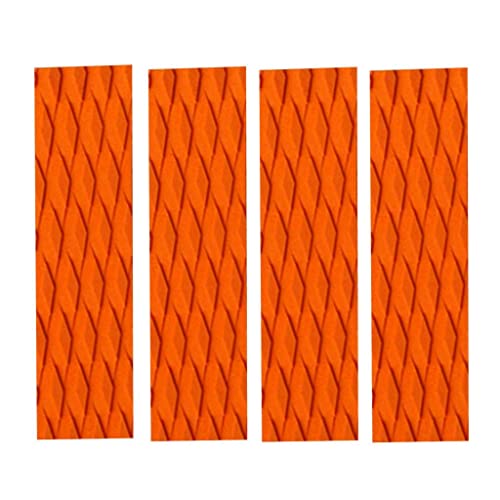 4pcs/Set Wellenreiter Footpad Surfboard Traction Pads Deck Pad, Orange 4pcs/Set Wellenreiter Footpad Surfboard Traction Pads Deck Pad, Orange von Sharplace
