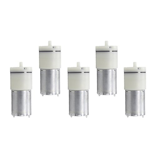 Sharplace 5 Stück Mini Luftpumpe Motor Betriebsspannungsbereich DC 3-6V Micro Vakuumpumpe, 370 Mikro Luftpumpe Elektrische Mini Air Pumping Booster für Behandlung Instrument, Aquarium Zubehör Sharplace 5 Stück Mini Luftpumpe Motor Betriebsspannungsbereich DC 3-6V Micro Vakuumpumpe, 370 Mikro Luftpumpe Elektrische Mini Air Pumping Booster für Behandlung Instrument, Aquarium Zubehör von Sharplace
