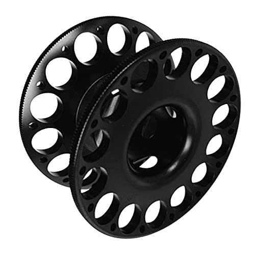 Aluminium Finger Reel Tauchen Fingerspule, Schwarz Aluminium Finger Reel Tauchen Fingerspule, Schwarz von Sharplace