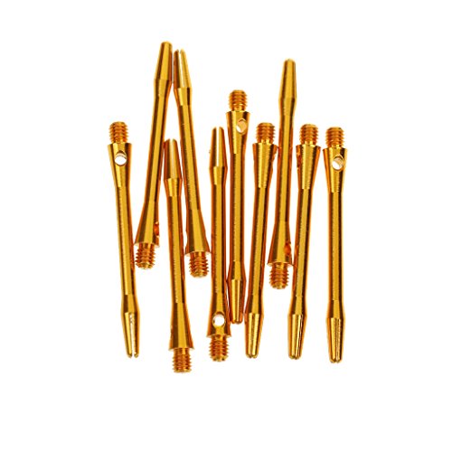 Sharplace 10 53mm Schäfte, Aluminium Schaft, Stems, Gold von Sharplace